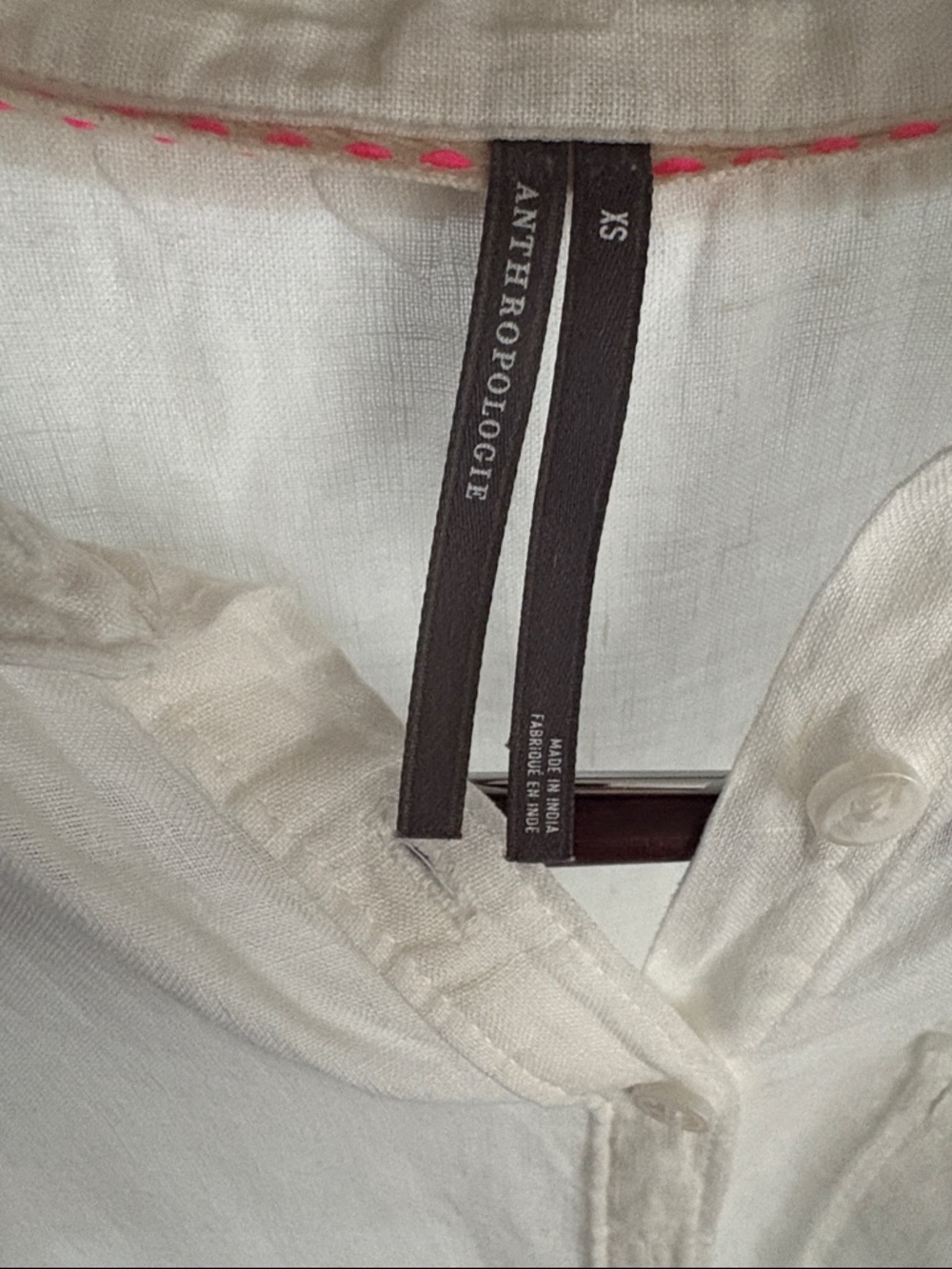 Anthropologie Relaxed Buttondown Linen Tunic - Picture 8 of 8